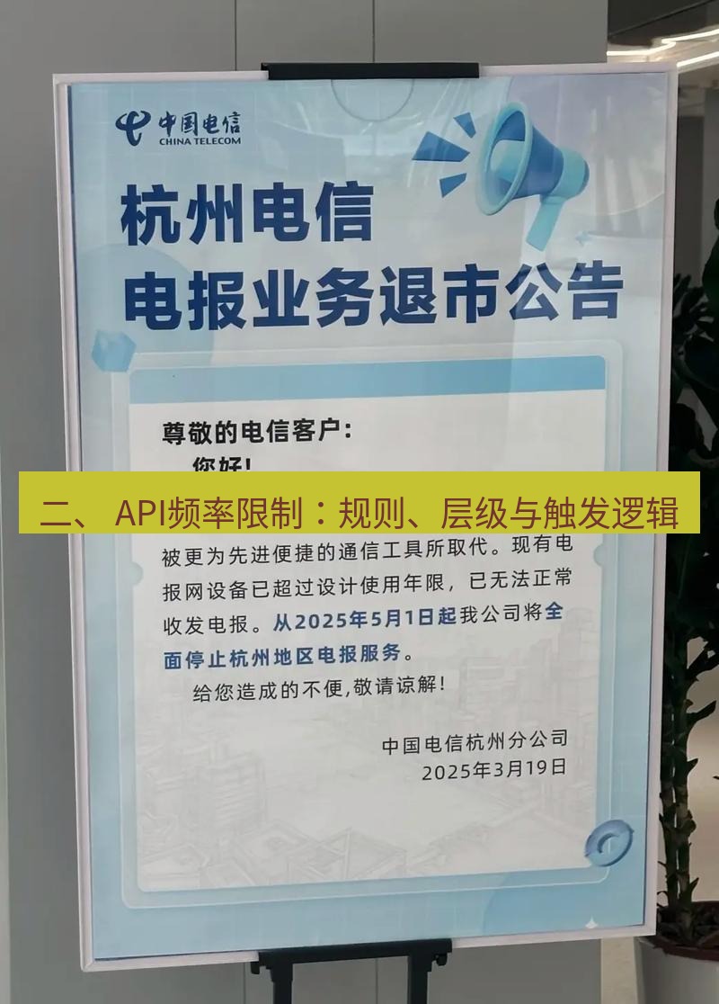 电报官网 二、 API频率限制：规则、层级与触发逻辑