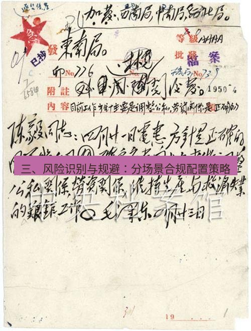 电报官网 三、风险识别与规避：分场景合规配置策略