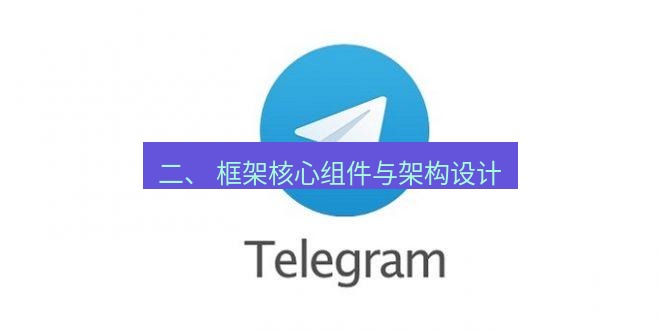 电报官网 二、 框架核心组件与架构设计