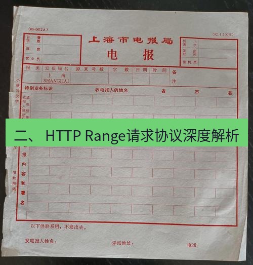 电报官网 二、 HTTP Range请求协议深度解析