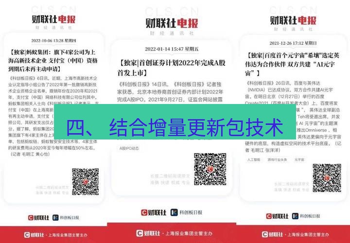 电报官网 四、 结合增量更新包技术